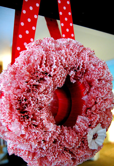 Cupckae Liner Wreath Tator Tots & Jellow