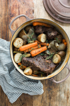 A Classic Red Wine Braised Pot Roast